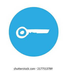 Schlüssellogo-Illustration und -bild