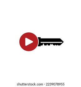 key logo lock design symbol safety real estate