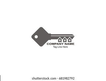 Key Logo For Real Estate Company