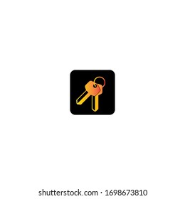 Key logo template vector icon design