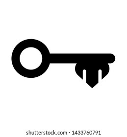 key logo vector in black and white