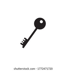 Icono de diseño del vector del logotipo de la clave

