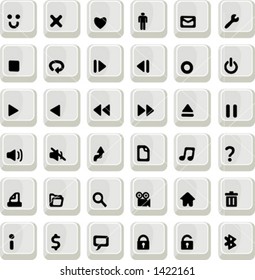 key look icon set