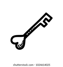 key love doodle icon