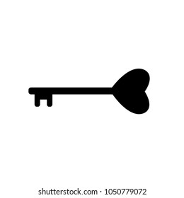 Key love icon