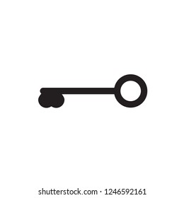 key love icon vector design. glyph style design