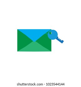 Key Mail Logo Icon Design