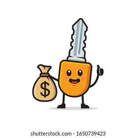 Vektorillustration für das Design von Schlüsselfiguren