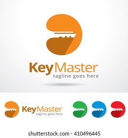 Key Master Logo Template Design Vector