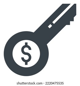 concepto moderno clave ui ux icono para sitio web, aplicación, presentación, volante, folleto, etc.
