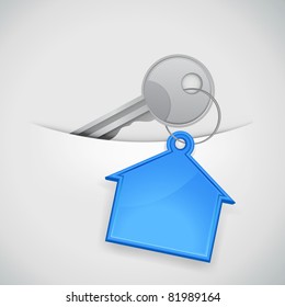 key from the new house in the pocket