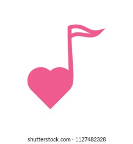 key note logo. music icon. melody symbol. vector eps 08.