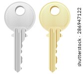 Key on a white background.