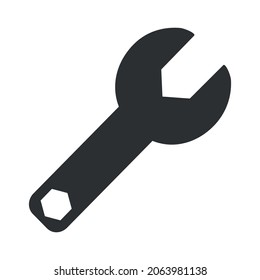 Schlüssel auf weißem Hintergrund - Symbol