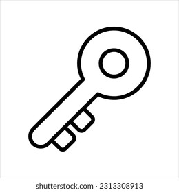 Key open access vector icon