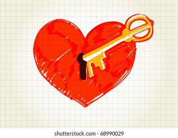 Key is opening the heart