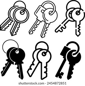 key outline element design for templates.