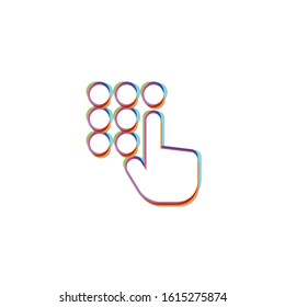 Key Pad - Vector App Icon