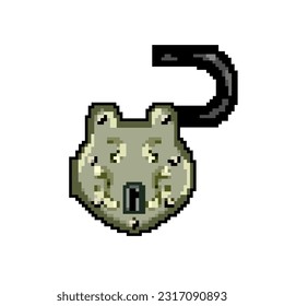 key padlock vintage game pixel art retro vector. bit key padlock vintage. old vintage illustration
