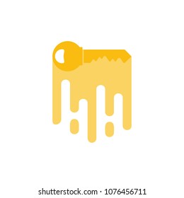 Key Paint Logo Icon Design