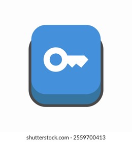 key password button icon sign vector