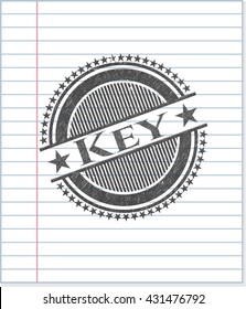 Key penciled