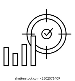 Wichtiger Leistungsindex für Produktivitätssymbol 
