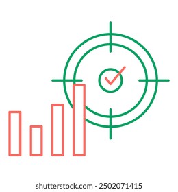 Key Performance Index for Productivity Icon 