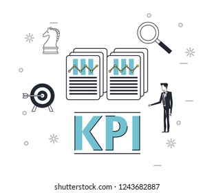 Key Performance Indicator Stock Vector (Royalty Free) 1243682887 ...