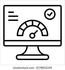 Key Performance Indicators Icon Element For Design