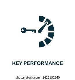 Key Performance vector icon illustration. Creative sign from icons collection. Filled flat Key Performance icon for computer and mobile. Symbol, logo vector graphics.