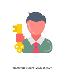 Key Person icon in vector. Illustration