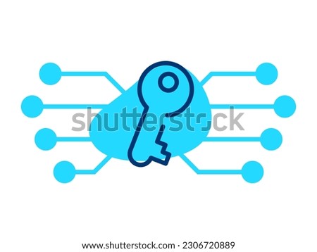 Key points icon. Clipart image isolated on white background