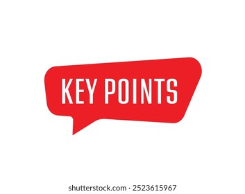 key points text information sign 