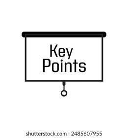 key points text on white background