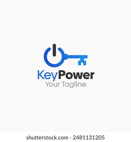 Key Power Logo Vector Template Design. Good for Business, Start up, Agency, and Organization