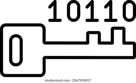 Key Programming vector icon. Can be used for printing, mobile and web applications.
