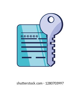 key protection and document with password