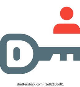 tecla, protección, seguro - icono vector