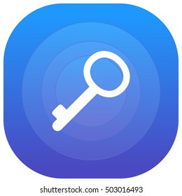 Key Purple - blue circular UI/UX App Icon / Logo Design