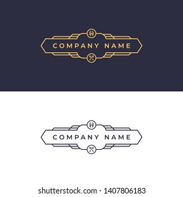 Key real estate badge logo template