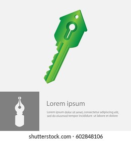key, real estate concept