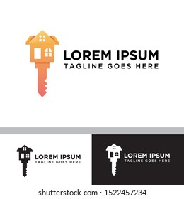 key real estate logo, key home, key house logo for your company