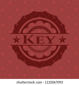 Key red emblem