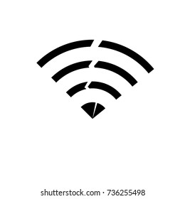 The Key Reinstallation Attack (KRACK), Wi-Fi security flaw symbol. 