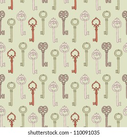 key retro seamless background