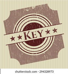 Key rubber seal