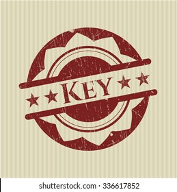 Key rubber seal