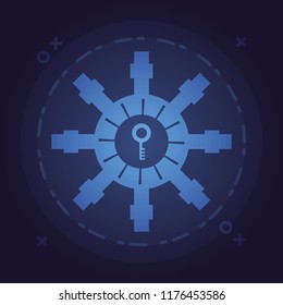 key safe box shape secure fintech