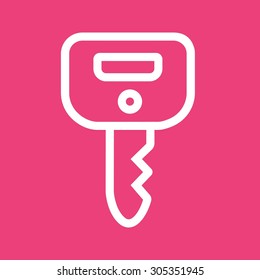 Key, safety, security icon vectgor image. Can also be used for transport, transportation and travel. Suitable for mobile apps, web apps and print media. 